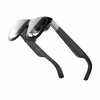 XREAL One AR smart glasses featuring a sleek black design, transparent frame elements, and embedded display technology for immersive augmented reality experiences